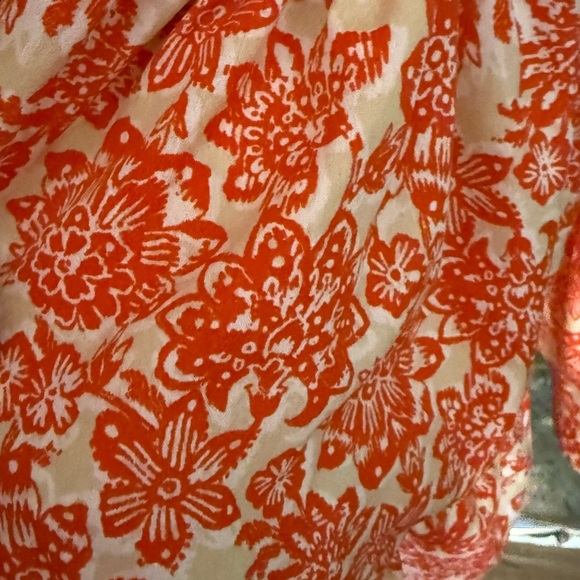Band of the Free Vibrant Orange Floral Mini Dress - Picture 7 of 8